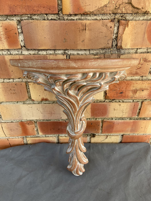 SINGLE LEAFY WALL SCONCE SHELF