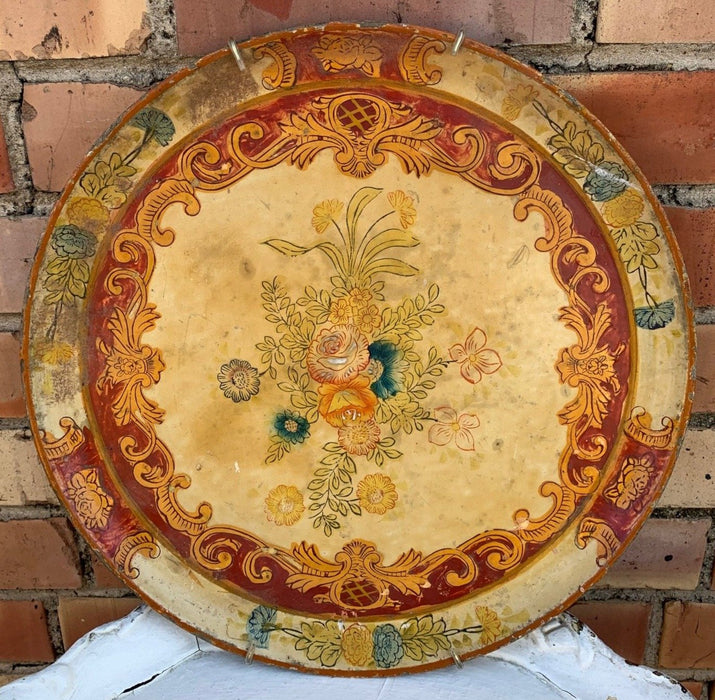 1960'S ROUND FLORENTINE TRAY