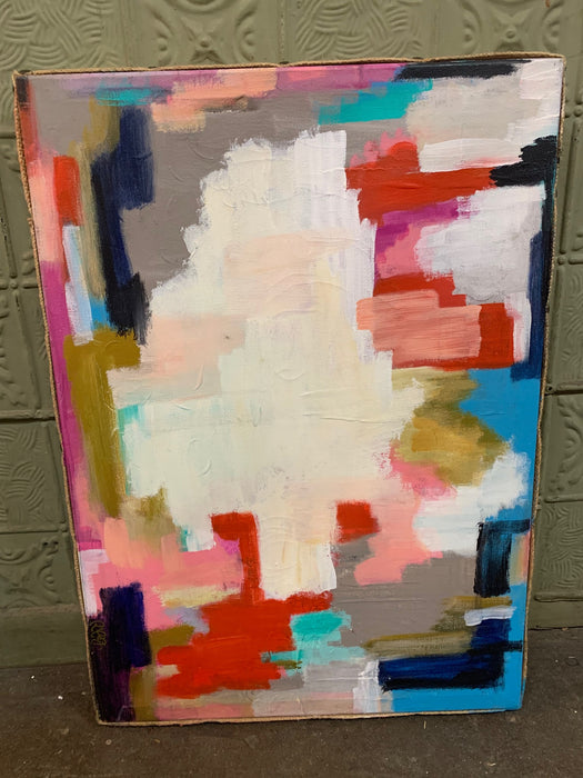 ABSTRACT PAINTING ON CANVAS