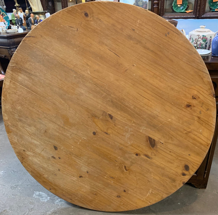 ROUND PINE TABLE TOP