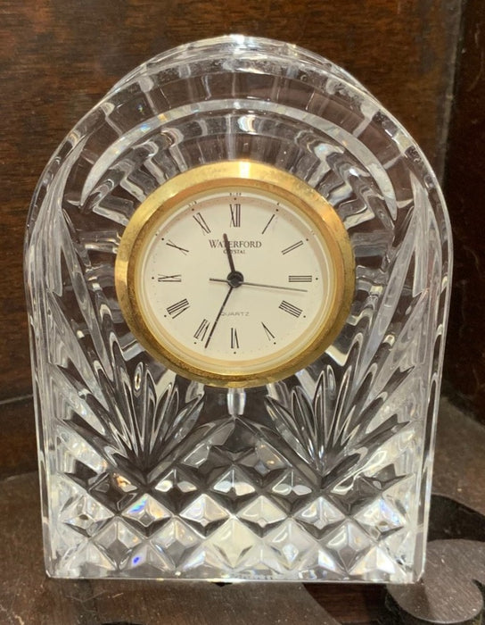 SMALL WATERFORD CRYSTAL CLOCK