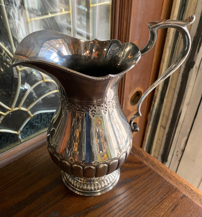 PORTUGESE SILVER PLATE PITCHER