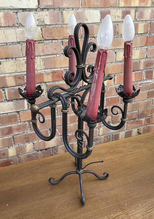 4 ARM IRON TABLE LAMP