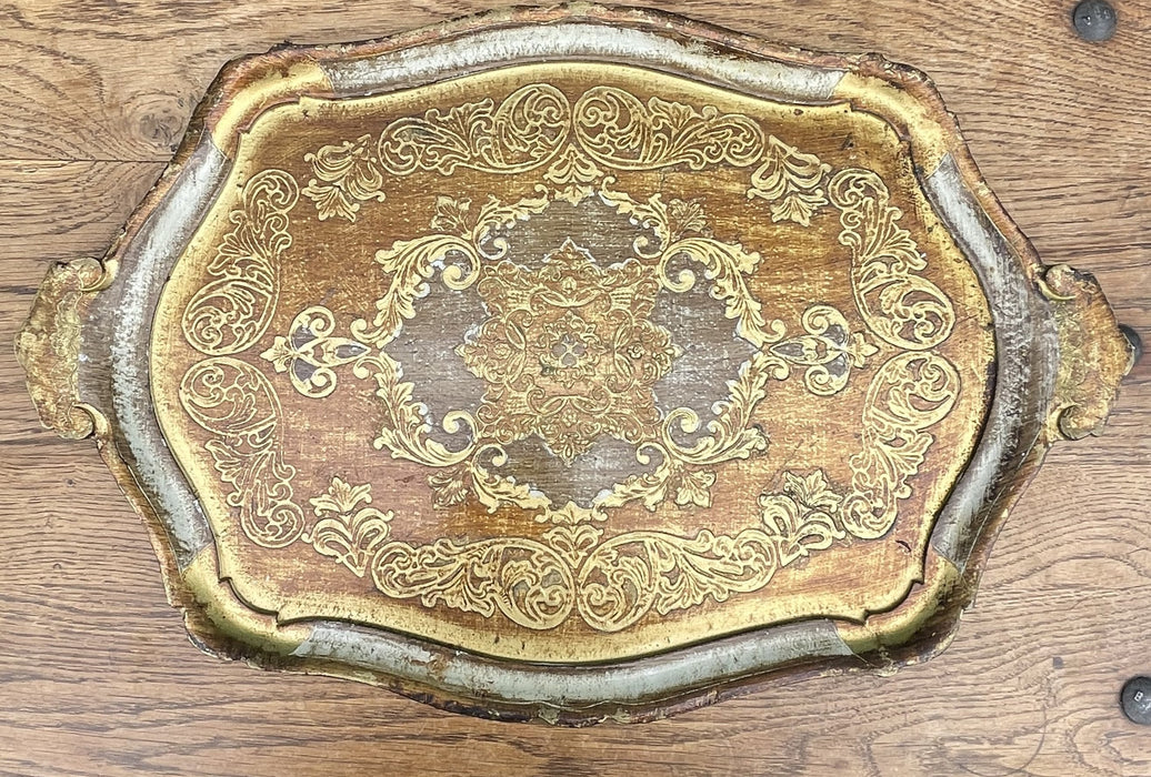 FLORENTINE GOLD WTH WHITE TRAY