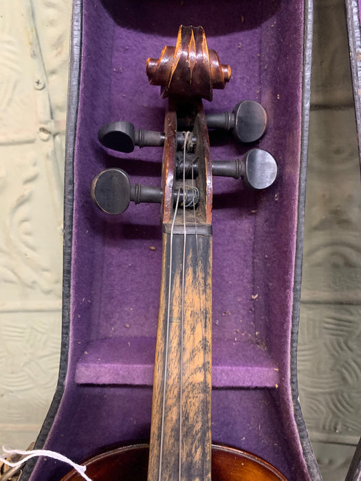 VIOLIN IN CASE - AS FOUND