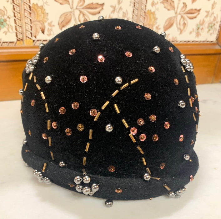 VINTAGE FRENCH BEADED JACOMET HAT