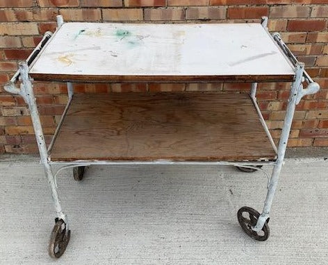 WHITE INDUSTRIAL CART