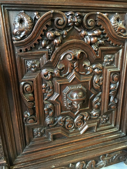 INCREDIBLE CARVED MECHILLIN SIDEBOARD