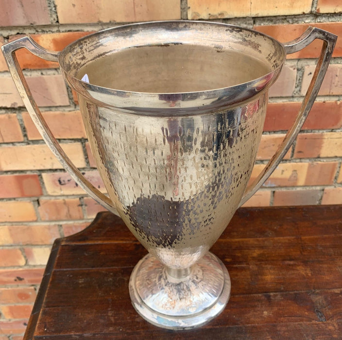 LARGE SILVER PLATE LOVING CUP