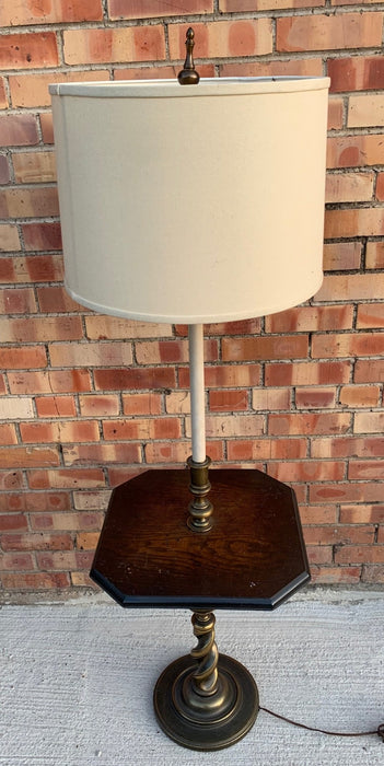 VINTAGE FLOOR LAMP TABLE