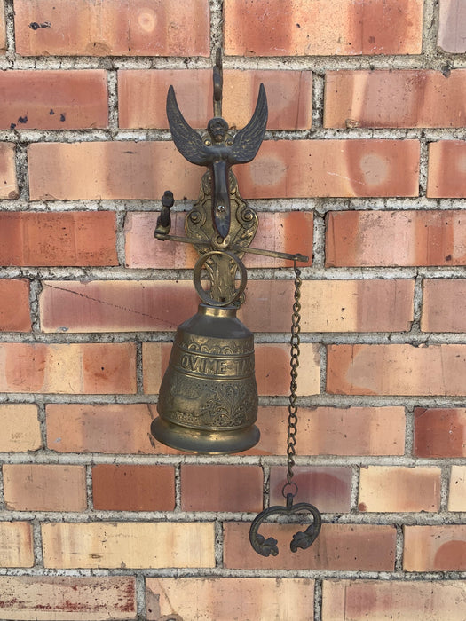 HEAVY BRASS BELL AND CHALICE