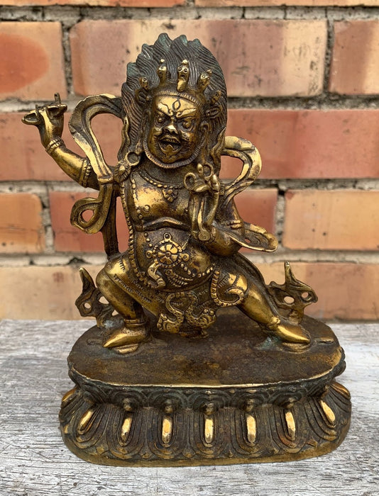 BRONZE BUDDHIST VAJRAPANI DEITY SCULPTURE FROM TIBET