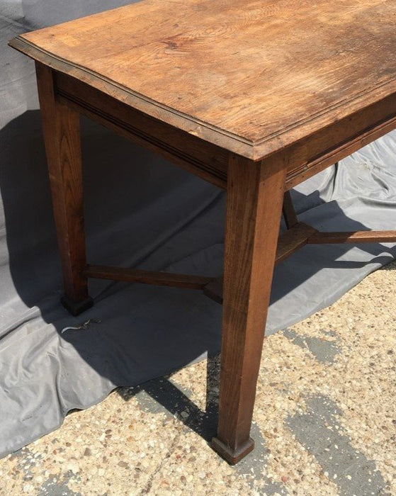 SMALL ARTS AND CRAFTS LIBRARY TABLE WITH DRAWER