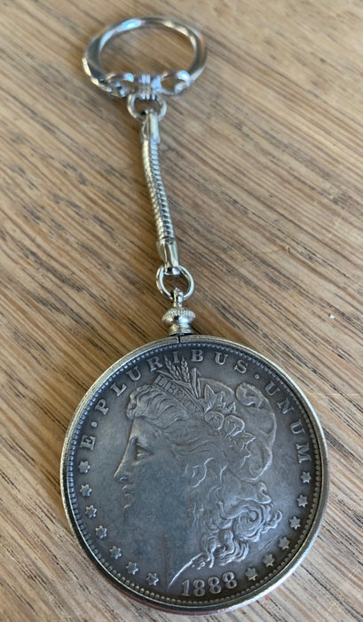 FAUX MORGAN DOLLAR KEYCHAIN