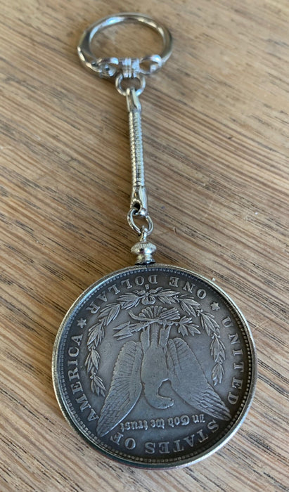 FAUX MORGAN DOLLAR KEYCHAIN