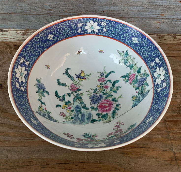 LARGE CHINESE SERVING BOWL