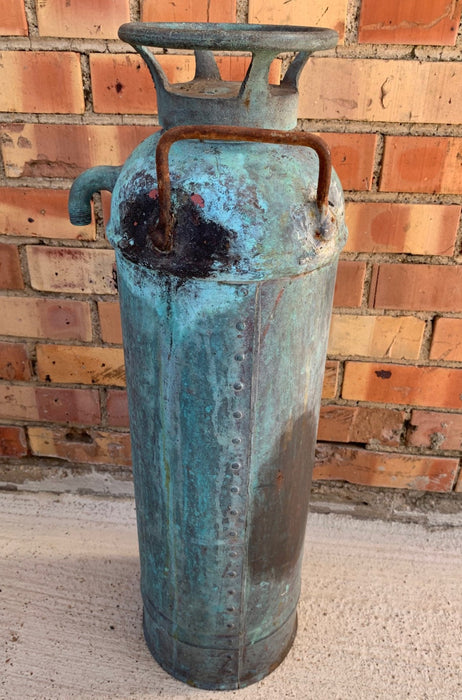 VINTAGE COPPER FIRE EXTINGUISHER