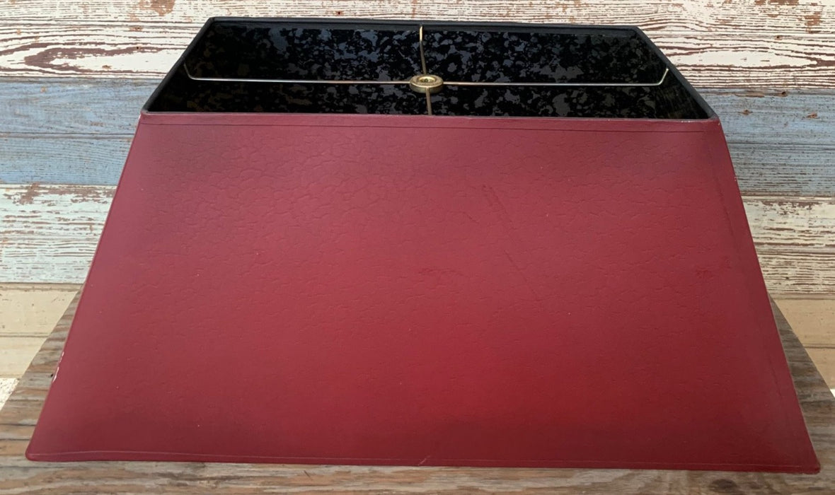 RECTANGULAR LARGE RED SHADE