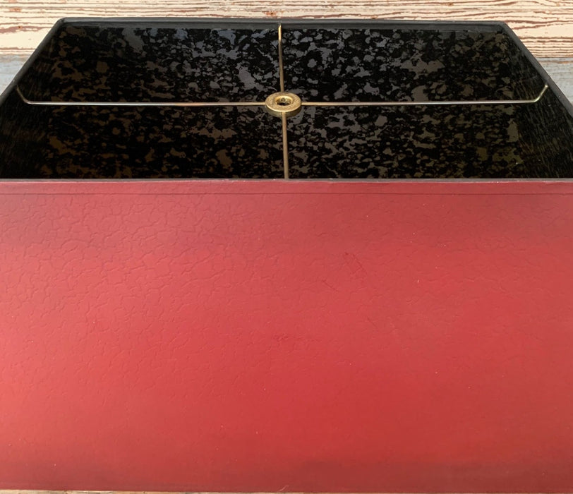 RECTANGULAR LARGE RED SHADE