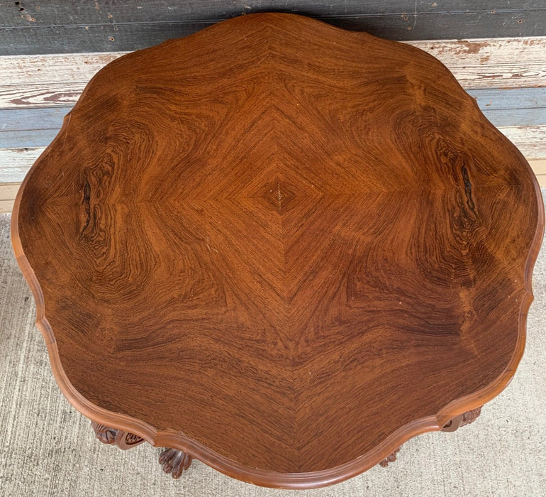 1930'S PAW FOOT ROUND OCCASIONAL TABLE - GRAND RAPIDS