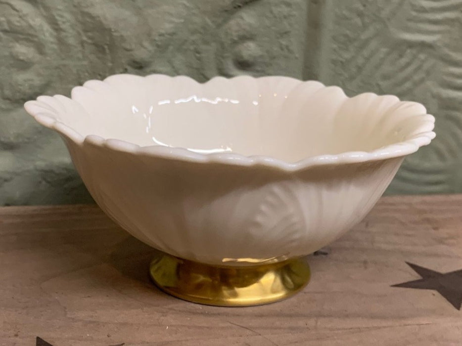 SMALL LENOX FOOTED BOWL