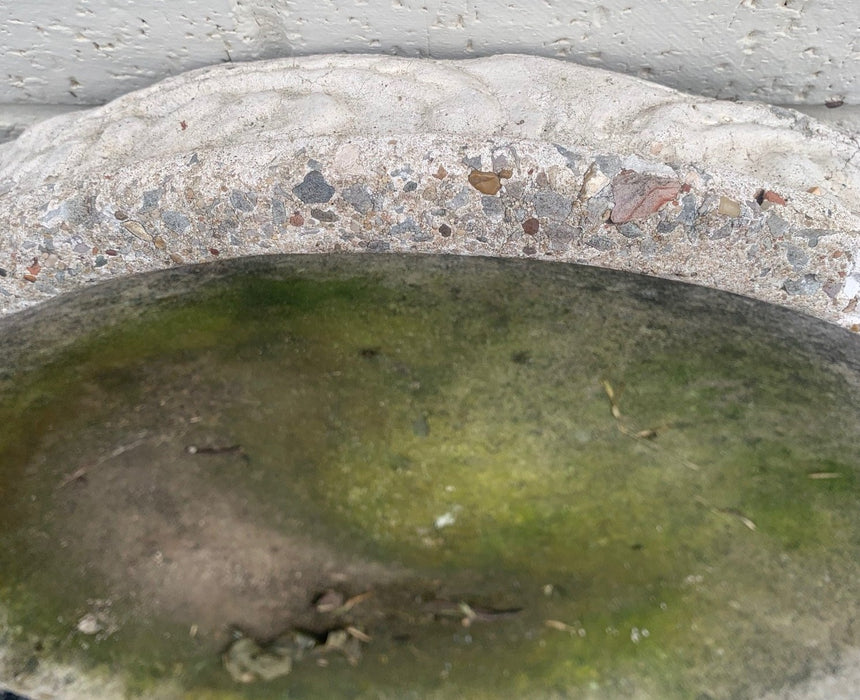 CONCRETE BIRD BATH BASIN ONLY