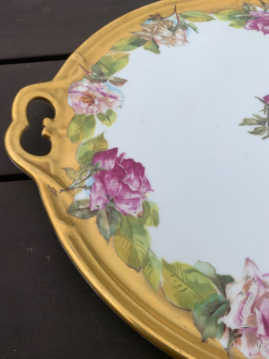 LARGE LIMOGES ROUND PLATTER