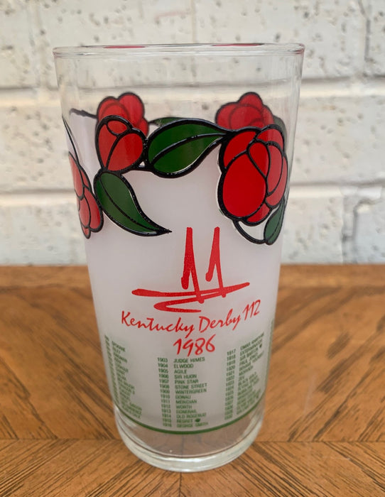 1986 KENTUCKY DERBY MINT JULEP GLASS