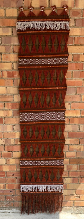 LONG VINTAGE WOVEN WALL HANGING