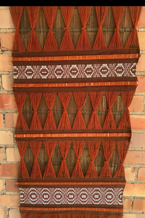 LONG VINTAGE WOVEN WALL HANGING