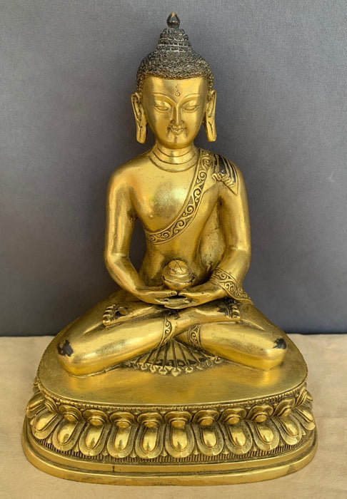 BRASS BUDDHA STATUE