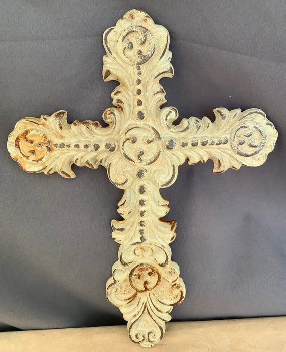 SMALL IRON ECRU CROSS