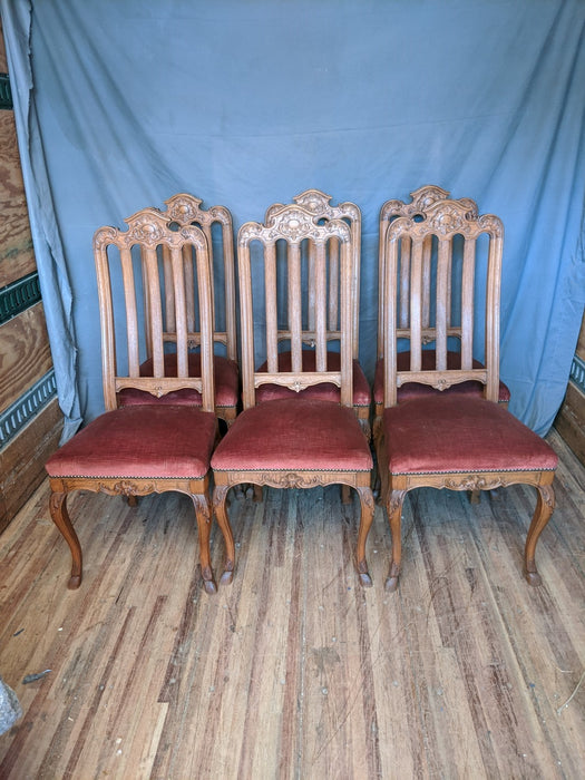 SET OF 6 LIGHT LIEGES CHAIRS FROM SET