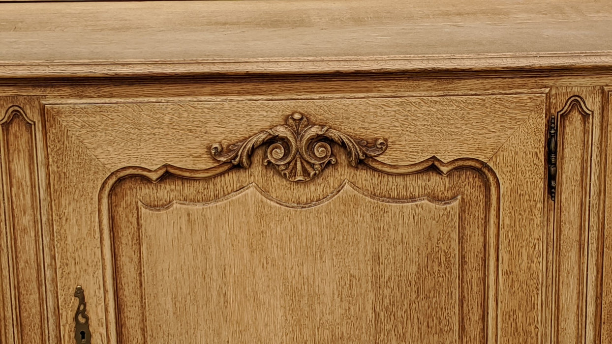 COUNTRY FRENCH RAW OAK SIDEBOARD
