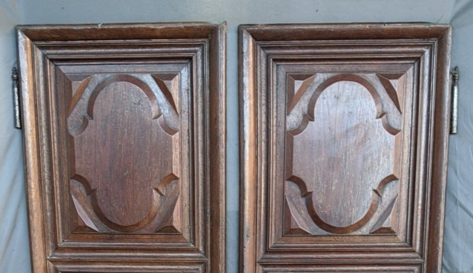 PAIR OF EARLY FRENCH CABINET DOORS