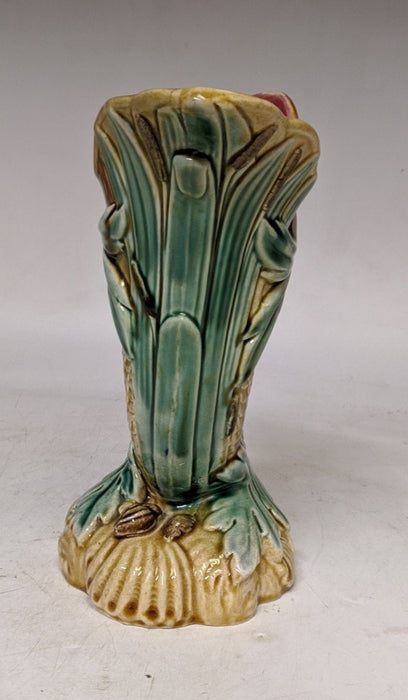 FRENCH MAJOLICA DOLPHIN PITCHER