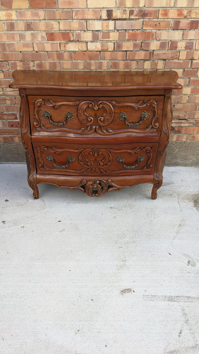 LOUIS XV STYLE PAINTED 2 DRAWER  BOMBAY CHEST-NOT OLD