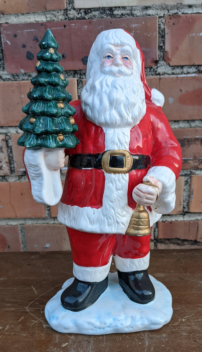 CERAMIC SANTA CLAUS FIGURE