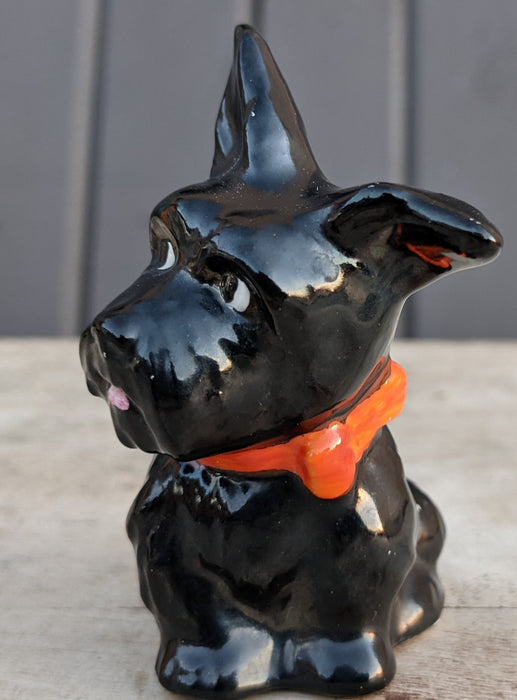 PAIR OF DOG SALT AND PEPPER SHAKERS