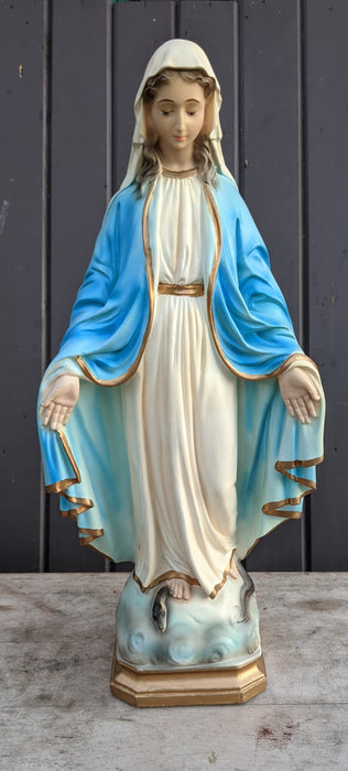 MARY IN BLUE ROBE STATUE