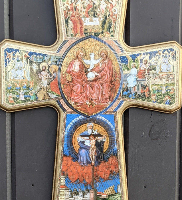 SCENES  OF JESUS CROSS PLAQUE