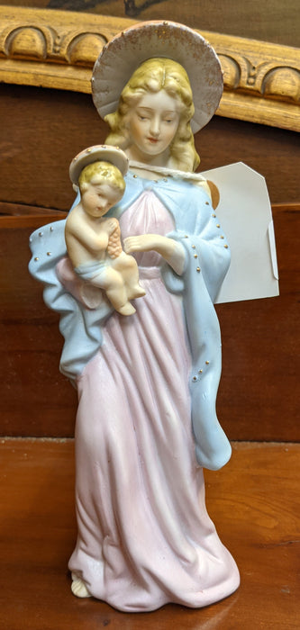 MARY WITH BABY JESUS STATUE