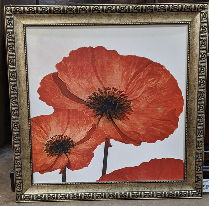 FLORAL POPPIES GICLEE-NOT OLD