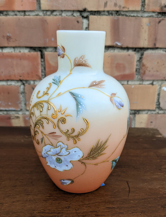 HAND PAINTED SMALL URN VASE