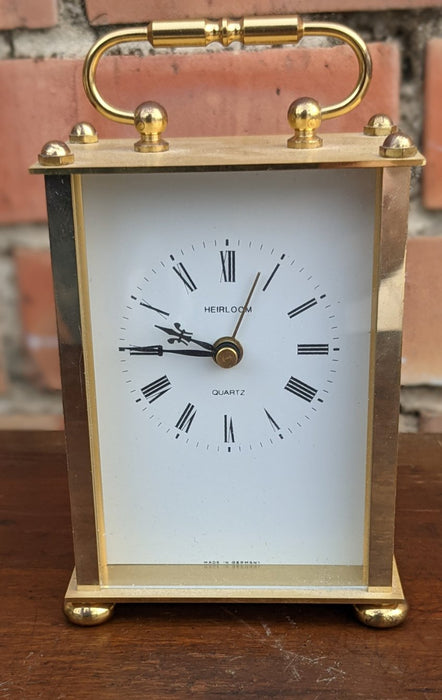 WEST GERMAN BRASS CLOCK