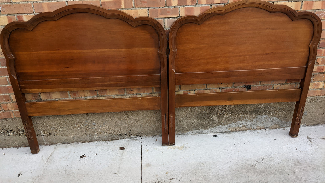 PAIR OF LOUIS XV TWIN BED HEADBOARDs