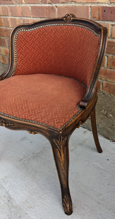 COUNTY FRENCH LOW BACK VANITY CHAIR