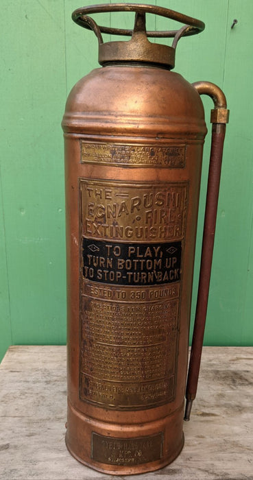 LARGE COPPER FIRE EXTINGUISHER