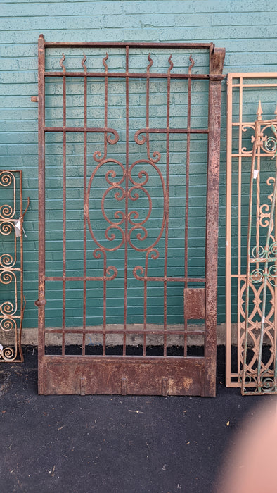 LARGE ANTIQUE IRON GATE