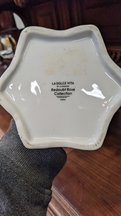 TALL FLORAL PITCHER-NOT OLD